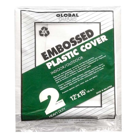 Premier 12X15 Globe 2 Mil Embossed Drop Cloth 28080